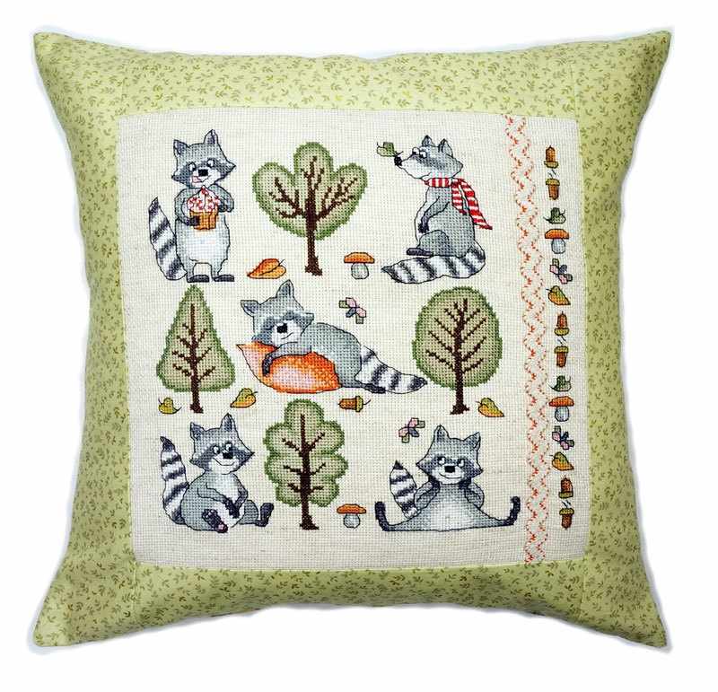 Raccoon Pillow